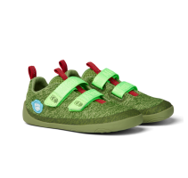 Detská barefoot obuv Affenzahn Minimal Lowcut Knit Velcro - Dragon