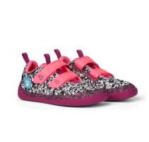 Detská barefoot obuv Affenzahn Minimal Lowcut Knit Velcro - Flamingo